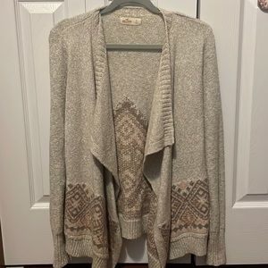 Hollister waterfall Aztec print cardigan